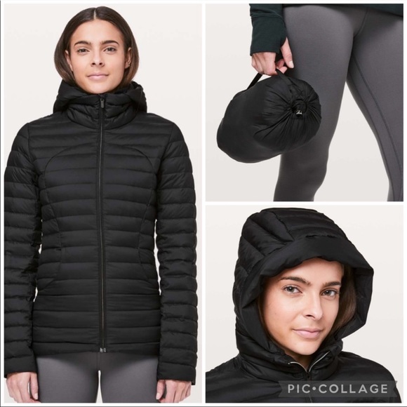 lululemon athletica Jackets & Blazers - Lululemon Pack It Down Again Jacket Black size 2 NWOT